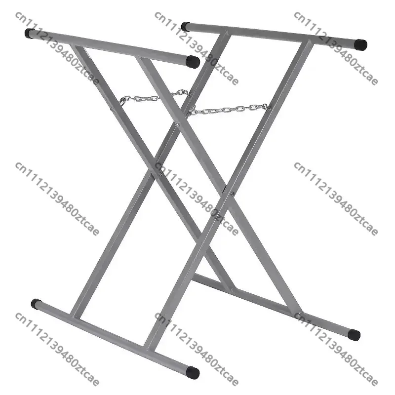 Stable Double Fork Structure Auto Bumper Painting Bracket, Portable Work Stand For Spraying And Air-Drying