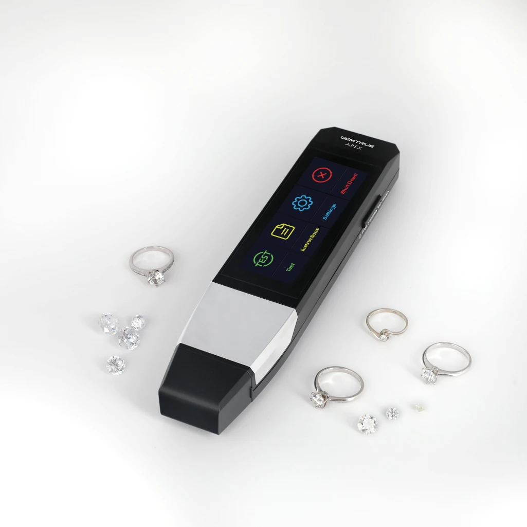 Portable High Accuracy Diamond Tester Detects CVD HPHT Type IIa Moissanite for Loose and Mounted Stones