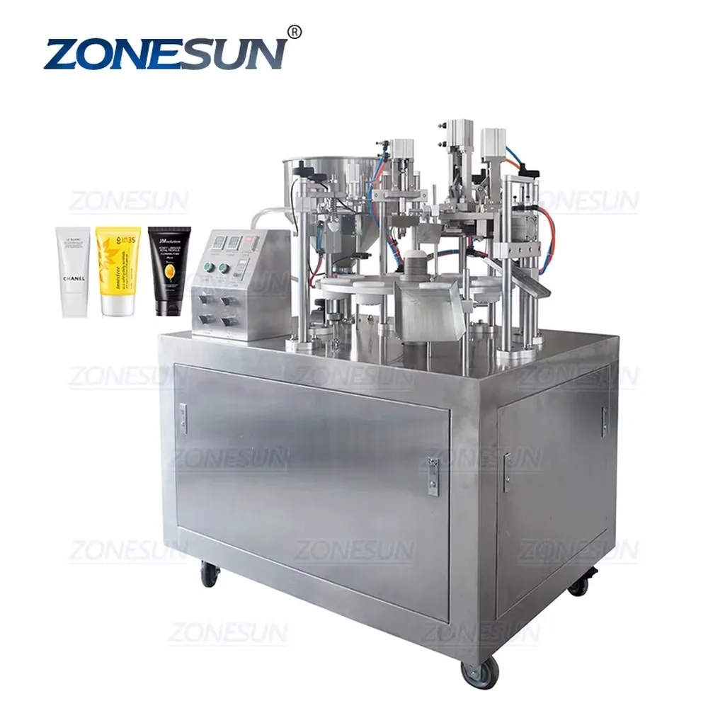 Automatic Cream Paste Tube Filling Sealing Machine Toothpaste Soft Tube Filler Sealer Equipment For Cosmetic Food