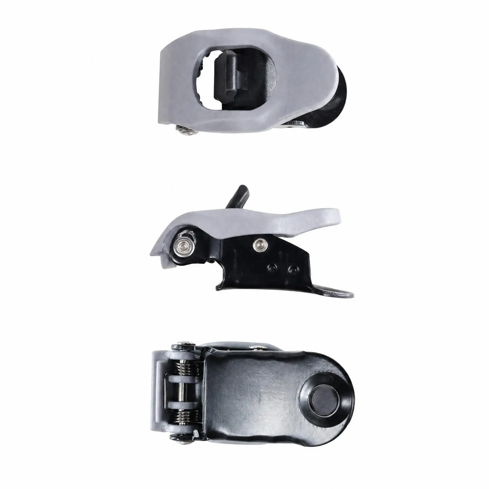 Compact Strap Buckle Fastener for Roller Skate Snowboard Bindings Climbing Gear Adjustable Swivel Locking Mechanism