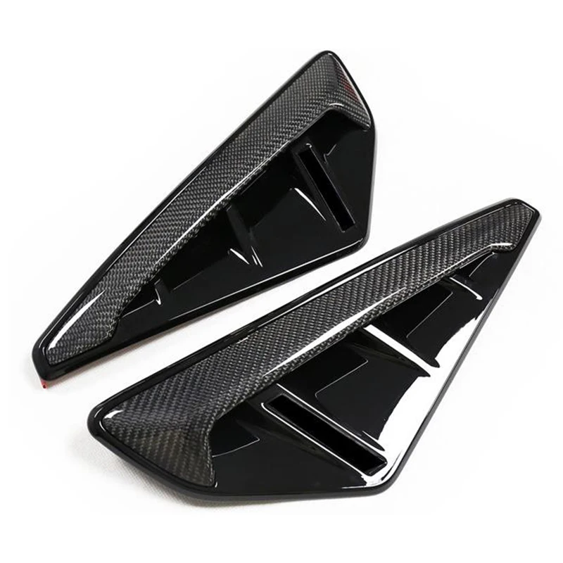 ABS/ABS+Carbon Fiber Replacement Style Car Side Fender Vent Trim Cover for BMW X5 G05 2019 2020 2021 X5M F95 2020 2021 with Logo - view 5