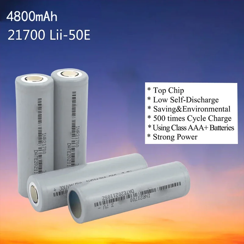 PURFIELD 21700 4800mah 3.7V high capacity Li-ion rechargeable battery 5C power Discharge For Appliances Flashlight Battery