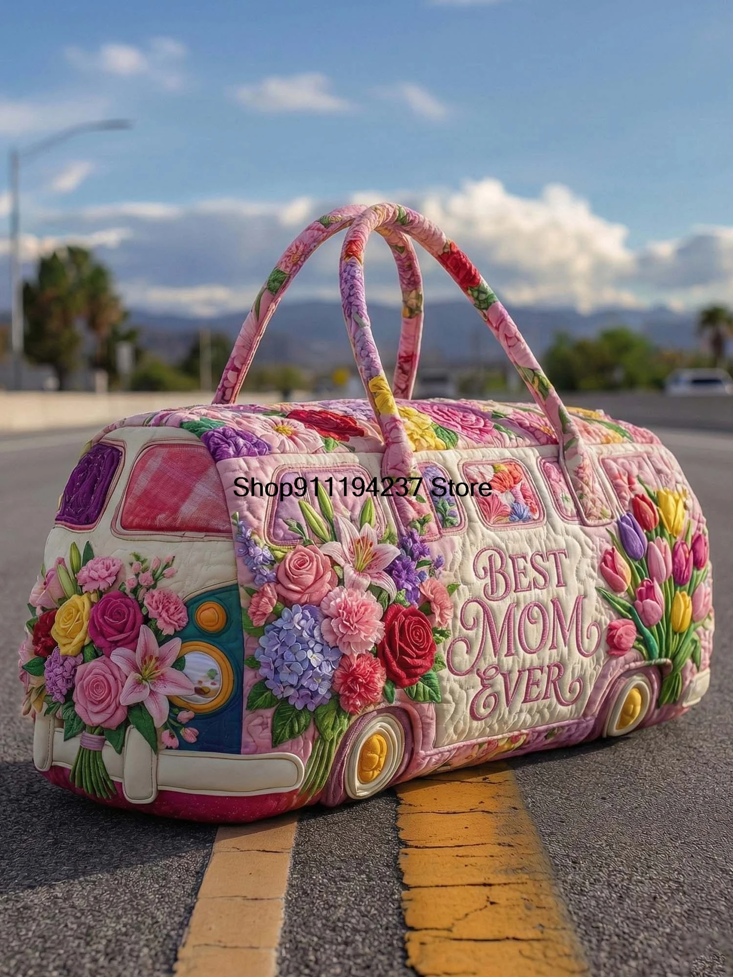 Best Mother Ever Quilted Duffle Bag