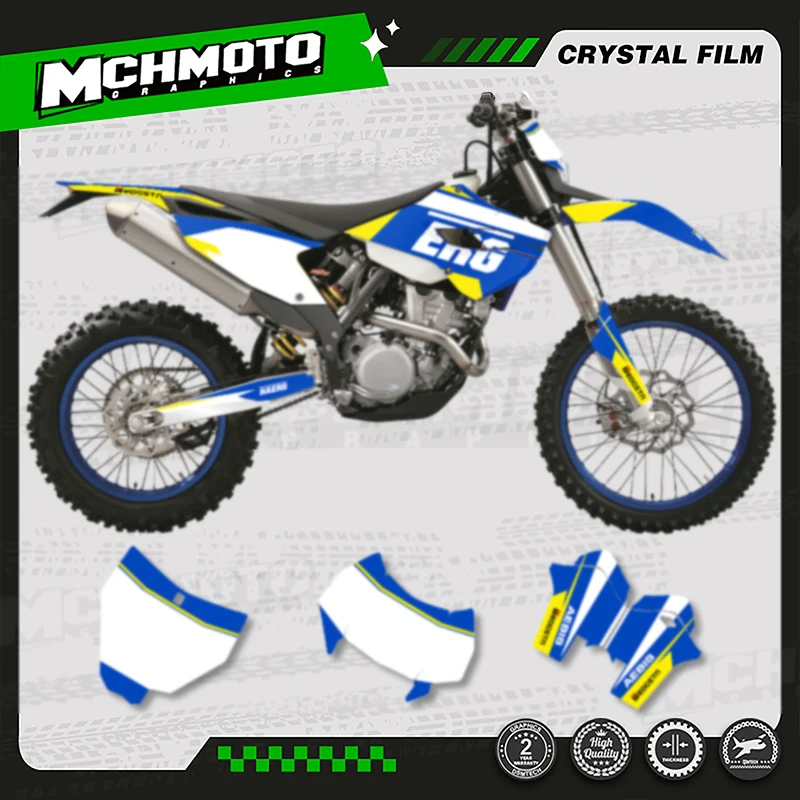 

MCHMFG Motorcycle Graphics Decals Sticker Kits for HUSABERG 2013 2014 FE TE Background Custom 13-14 006