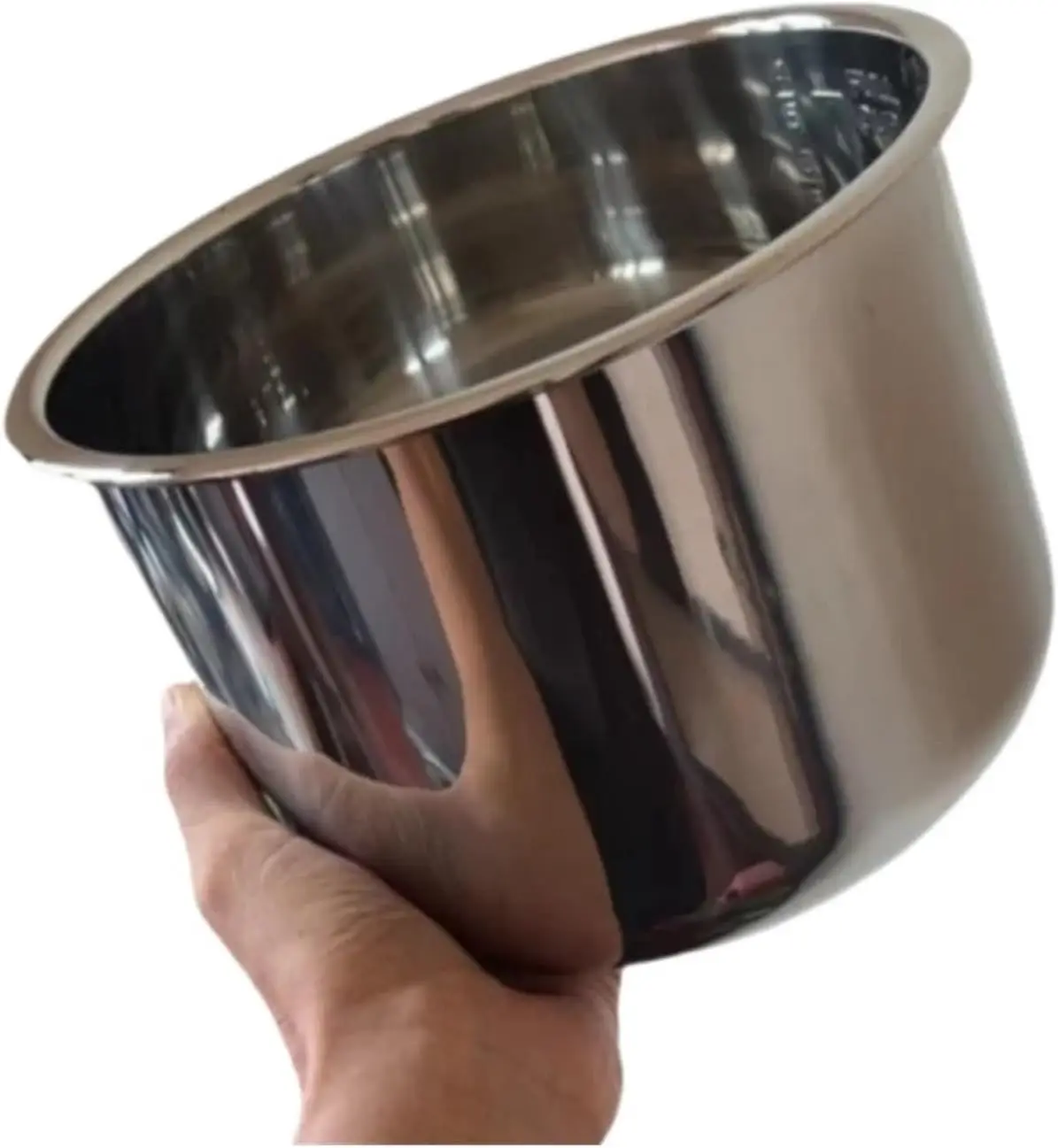 

Stainless Steel Rice Cooker Inner Bowl, Stainless Steel Substitute, (10 Cup Type), Compatible With Zojirushi NS-TSC18/NL-AAC18