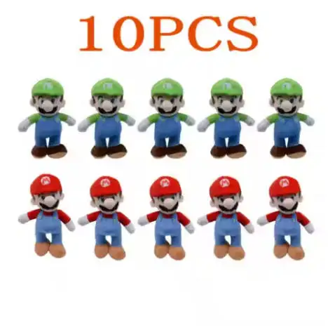 

2026*Mario Plush Toys Luigi Stuffed Toys Anime Doll Plushie for Kids Great Christmas Birthday Gift For Children