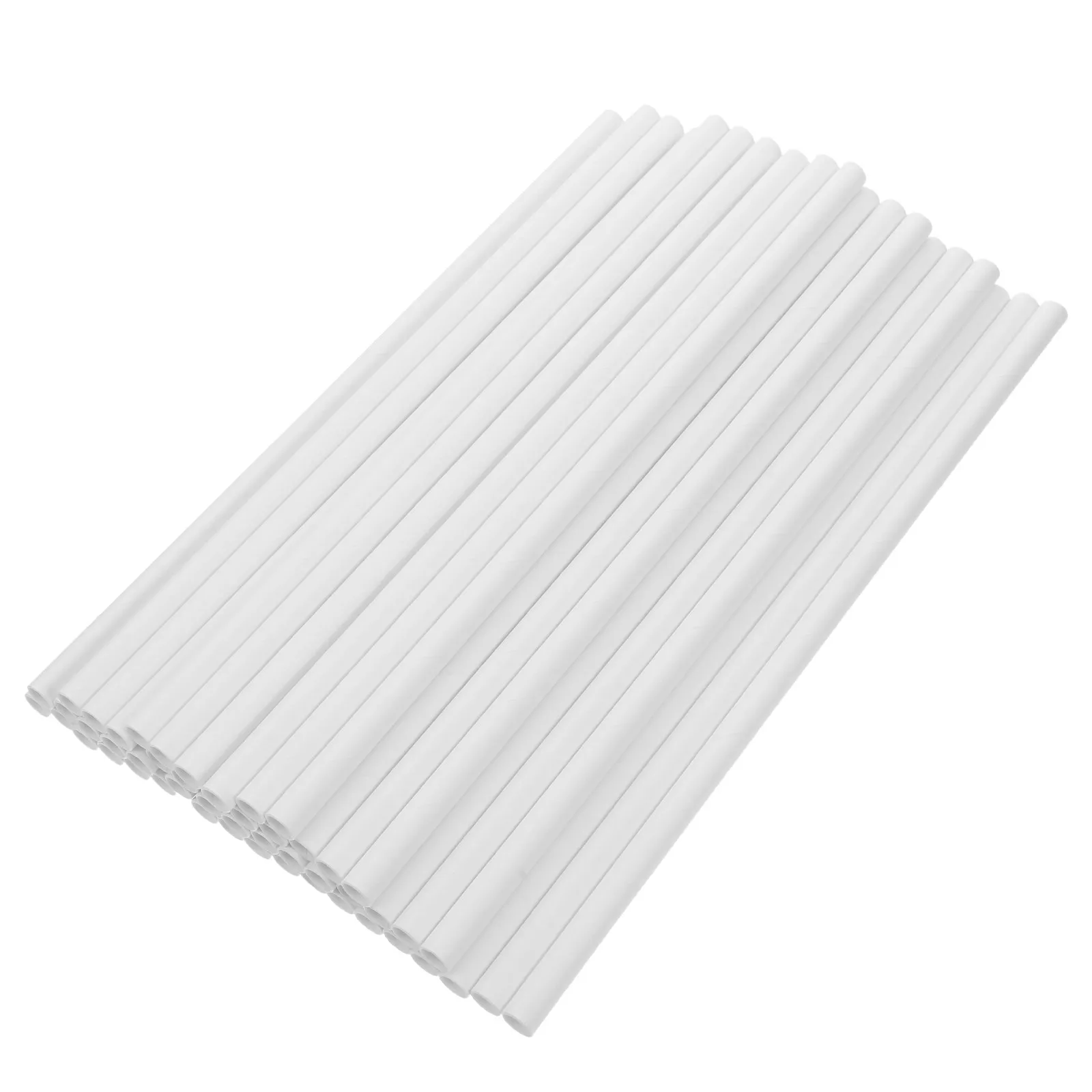 50 Palitos de Papel Desechables para Algodón de Azúcar, Palitos para Piruletas, para Cake Pops, Elaboración de Dulces, Manualidades, Suministros de Arte con Azúcar, Frescos