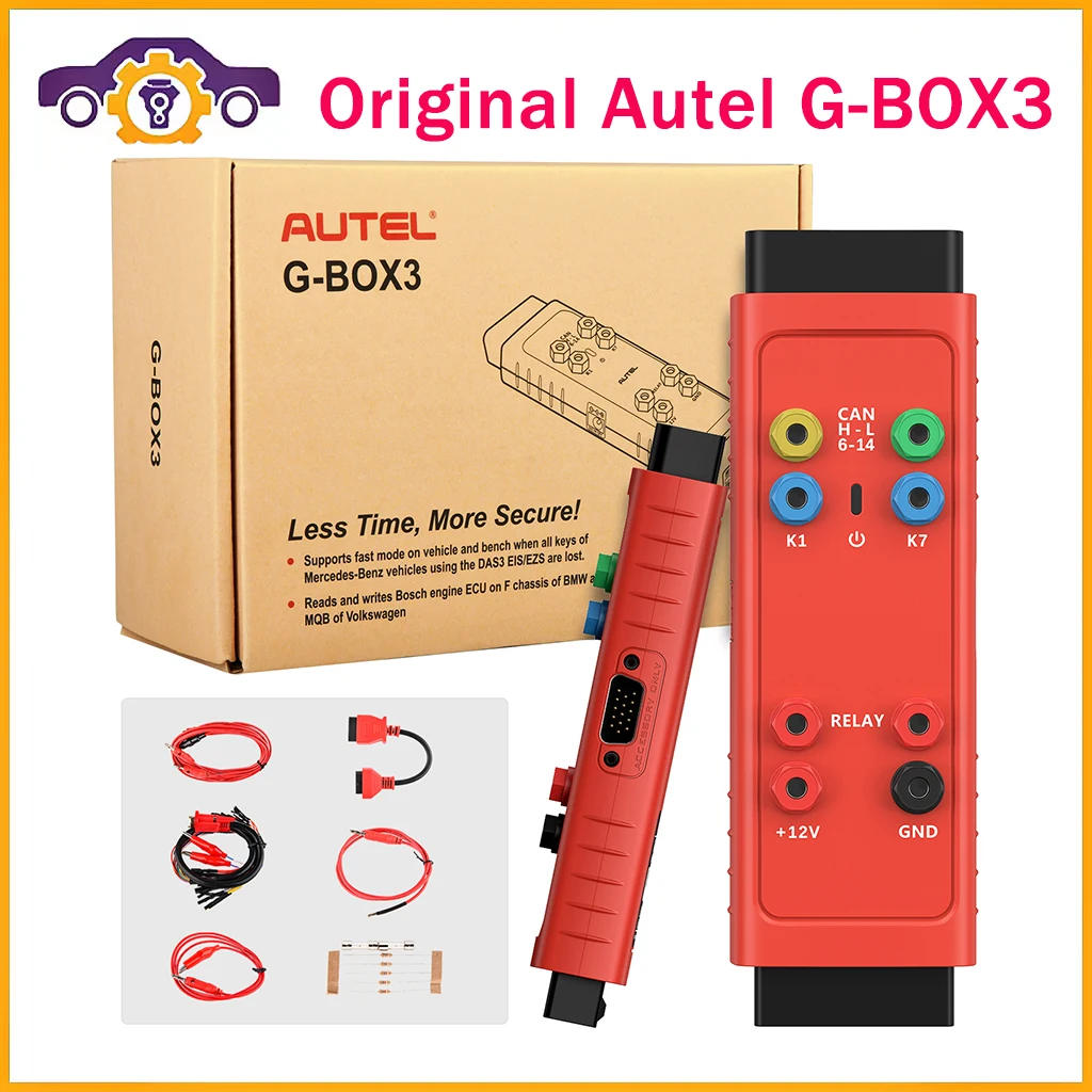 

Autel G-BOX3 G-BOX2 Key Programming Adapter Realizes Fast Mode Tool For Mercedes Benz/BMW Work with IM508 PRO/IM608 II/IM608