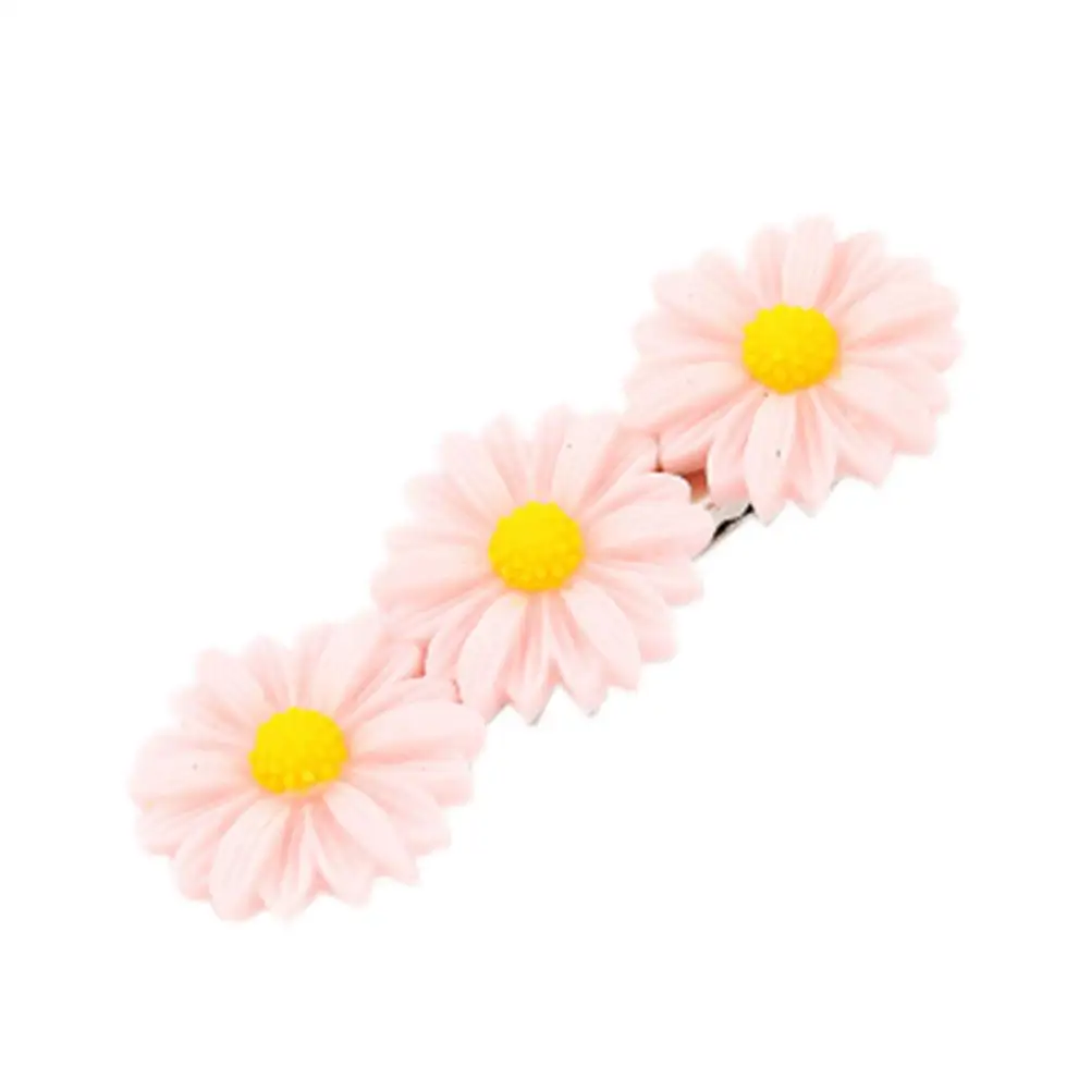 

10 Pcs Daisy Hairpin Elegant Clips Women Accessories Girls Hair Pins Acrylic Design Matching Dress Up Party Daily Life