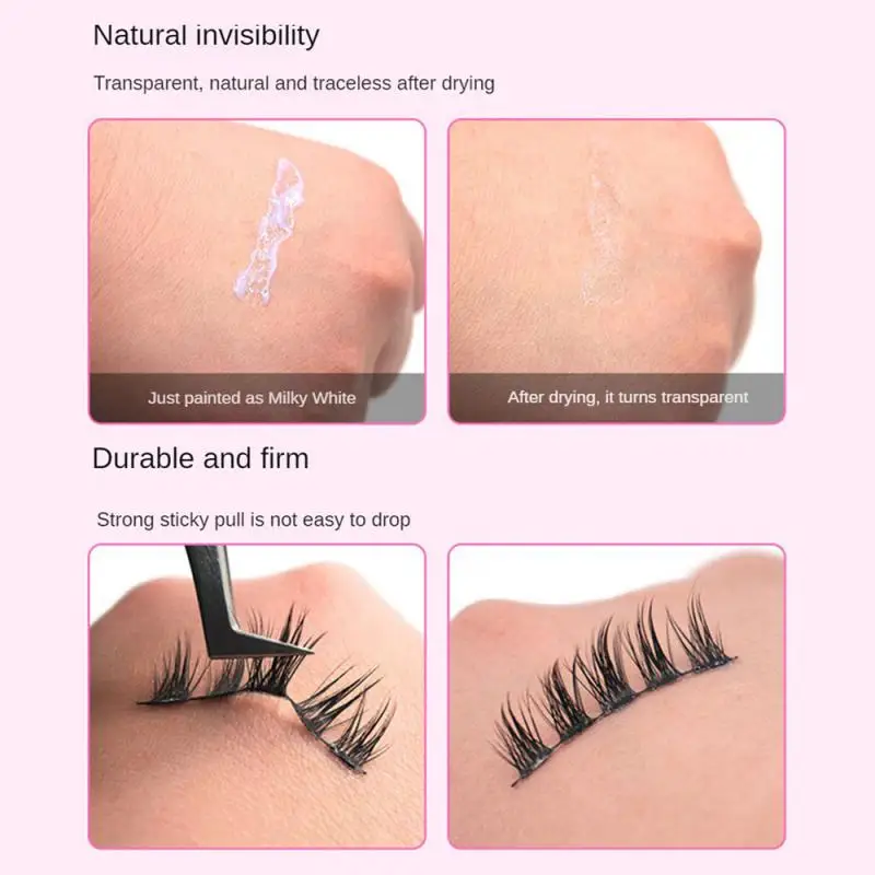 False Eyelash Glue Tw Two Piece Set Simple And Easy To Remove Long Lasting Eyelash Glue Eyelash Curlers Eyelash Tools Tweezers