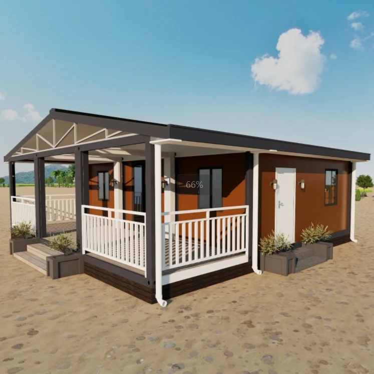 Casa prefabbricata per contenitori prefabbricata da 40 piedi, facile da montare, con disegno per la Nigeria, Sud Africa