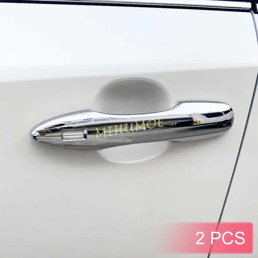 

For Toyota Prius 2023 2024 2025 2026 Front Door Handle Strip Cover Trims Chrome Accessories