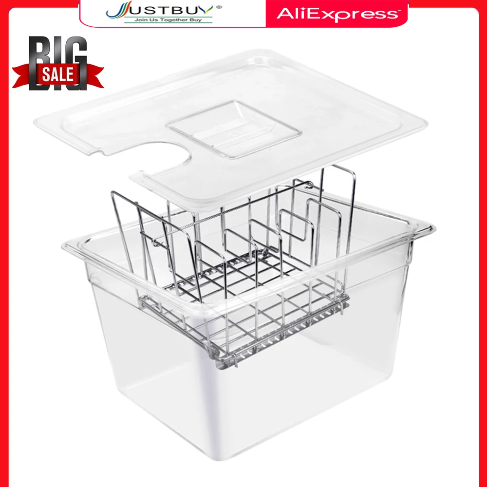 Misura per contenitore nova Sous Vide con coperchio per circolatore Sous Vide Cooker culinario capacità 11L