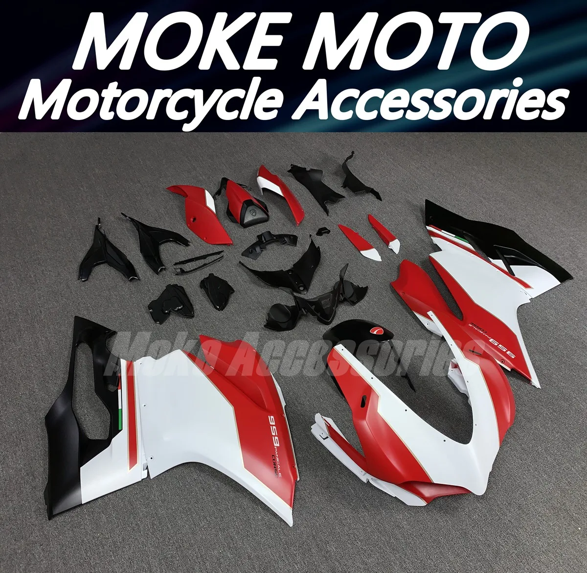 Fairings Kit Fit For 959 1299 Panigale 2015 2016 2017 2018 Bodywork Set Abs High Quality Injection Red White Anniversary