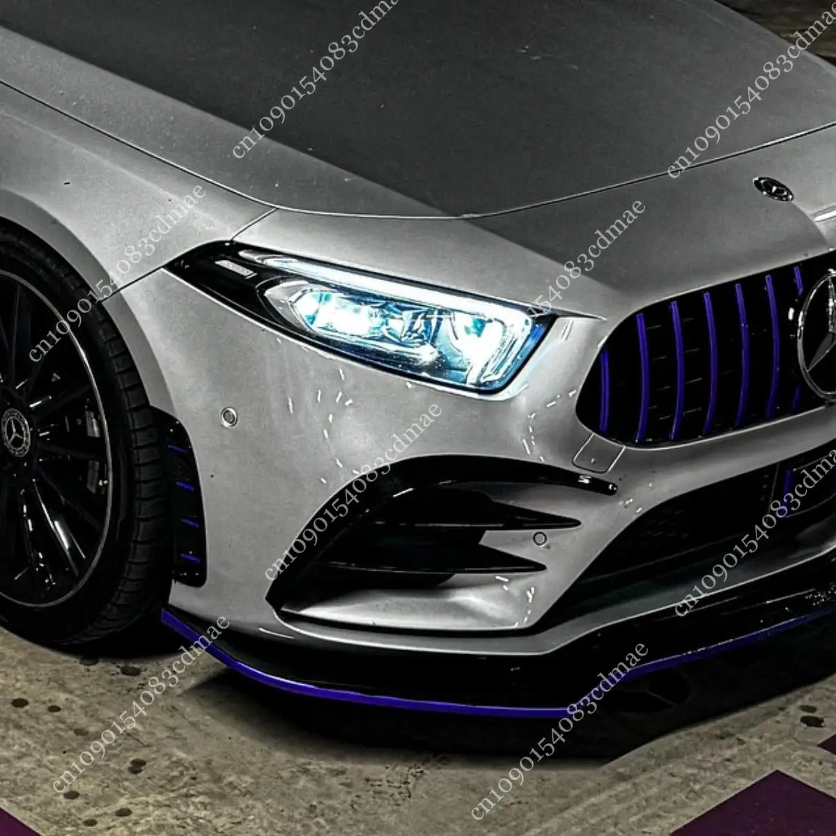 

Front Bumper Wind Knife For Mercedes Benz W177 A180 A200 A250 A260 AMG A35 2018-2022 Air Vent Fog Lamp Grille Car Trim Body Kits