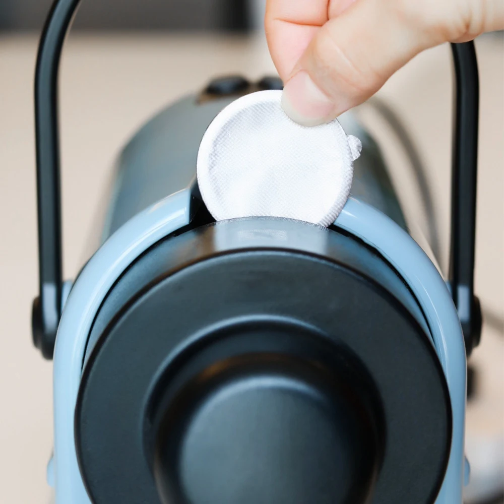 HOT 1 Pack Reusable Nespresso Capsules with 100 Foil Lids- Stainless Steel Refillable Coffee Pods for Nespresso Machines