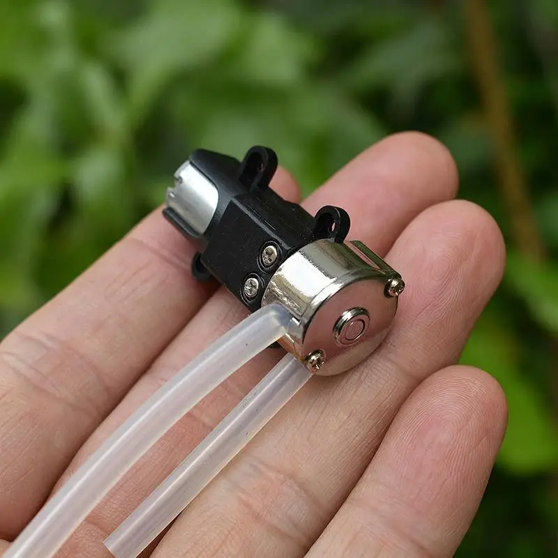 Mini N20 Full Metal Gear Metering Pump DC 3V 3.7V Micro Peristaltic Pump Squeezing Dosing Pump Lab Analytic Drip Flow Control