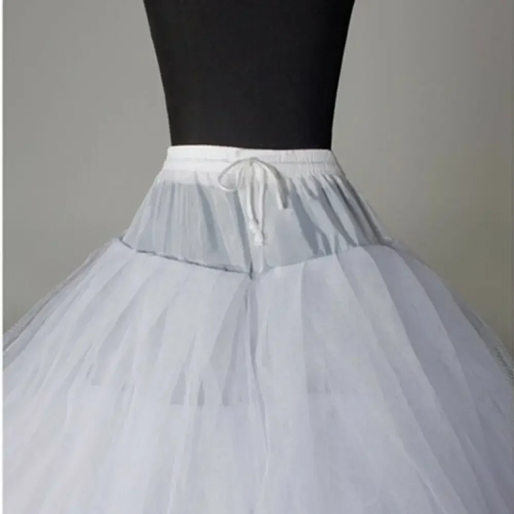 3 Layer Petticoat Skirt Crinoline Hoopless Underskirt for Bridal Wedding Dress