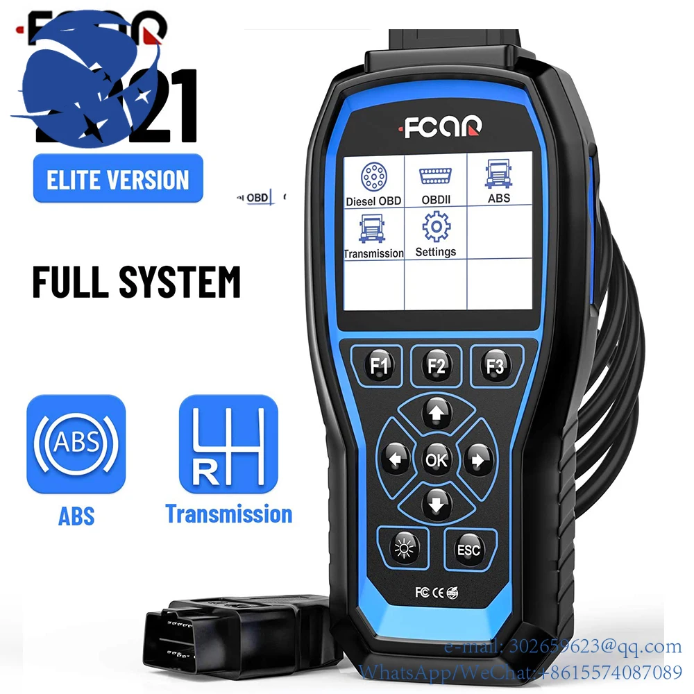 

yyhc FCAR F507 Heavy Duty diese Truck Car Diagnostic Tool ABS GER Reast Pickup Bus Excavator OBD2 Automotive Scanner