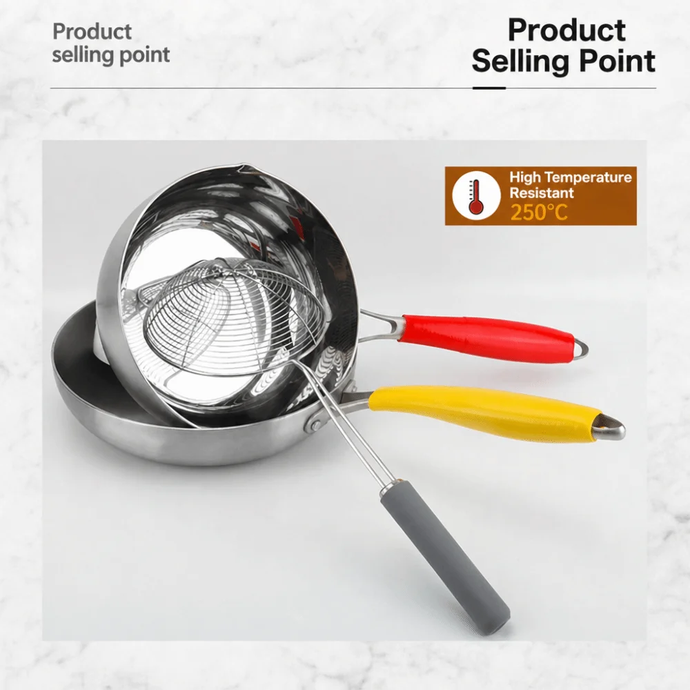Silicone Pot Handle Cover Anti-slip Heat Resistant Handle Protector High Temperature Resistant Rubber Pot Grip Cover