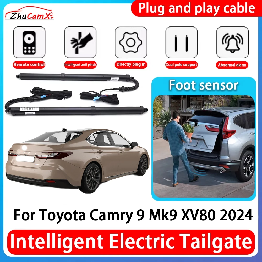 

ZhuCamX Car Power Trunk Electric Suction Tailgate Intelligent Tail Gate Lift Strut For Toyota Camry 9 Mk9 XV80 2024