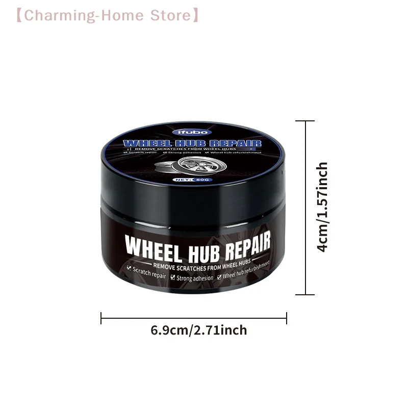 

【M】Universal Wheel Hub Repair Kit Alloy Rim Scratch Remover Automobile Tire Detail Repair And Deep Conditioning No Residue