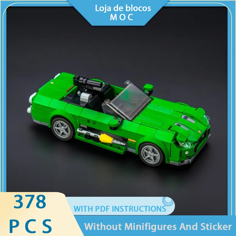 

Изысканный новый продукт: Конструктор MOC, модель спортивного автомобиля XKR, технологичный модульный конструктор, игрушка для самостоятельной сборки, подарочный набор.