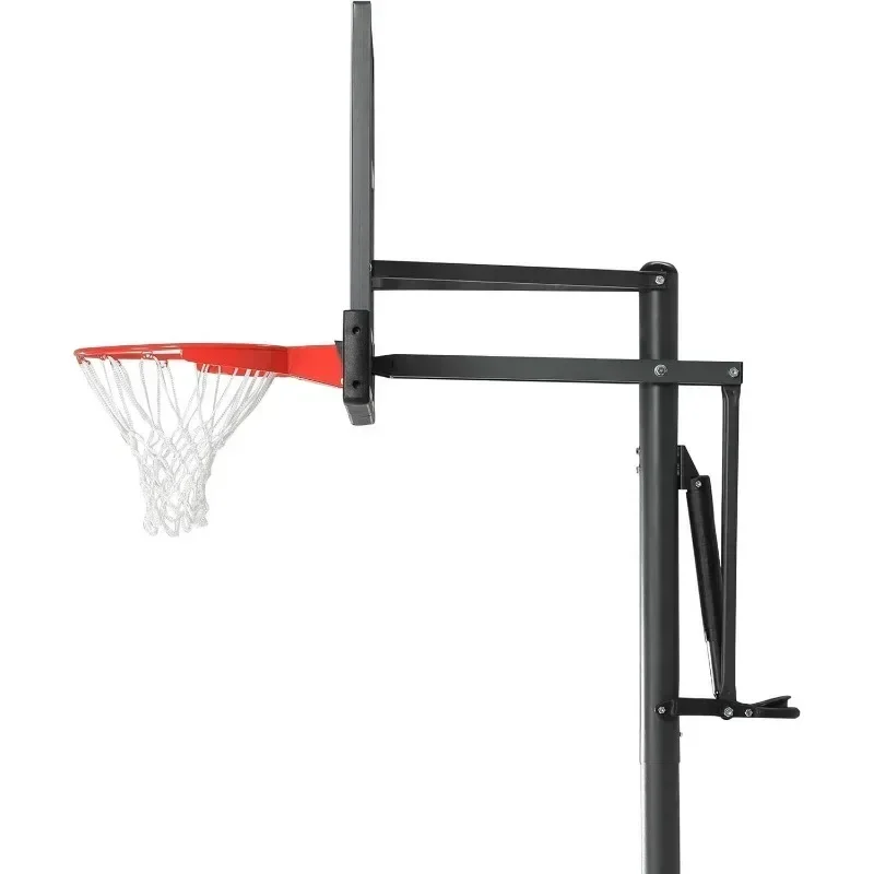 Portable Basketball Hoop, 54 Inch Steel-Framed Acrylic Backboard Basketball Training Equipment Basketball Hoop