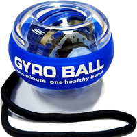 Auto-Start Power Gyro Ball Self-Luminous Hand Wrist Forearm Trainer Exercise Joint and Muscle With LED Lights