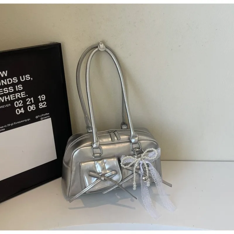 

Стильные повседневные сумки для подгузников для женщин, простые модные сумки через плечо, вместительные кожаные сумки-тоут