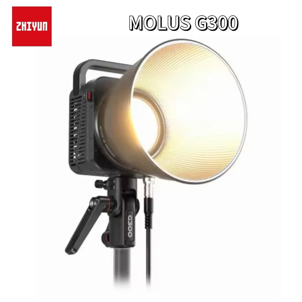 ZHIYUN MOLUS G300 300W COB LED Light 2700K-6500K Video Lights APP Control 500W Bi-color LED Lamp Photography Lighting