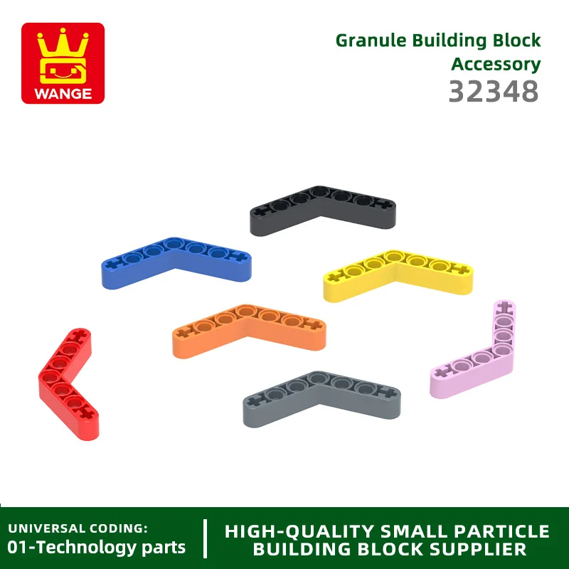 

20Pcs/lot NO.32348 Liftarm Modified Bent Thick 1 x 7 (4/4) Building Block Moc Color Accessories Compatible with Brick DIY Toys