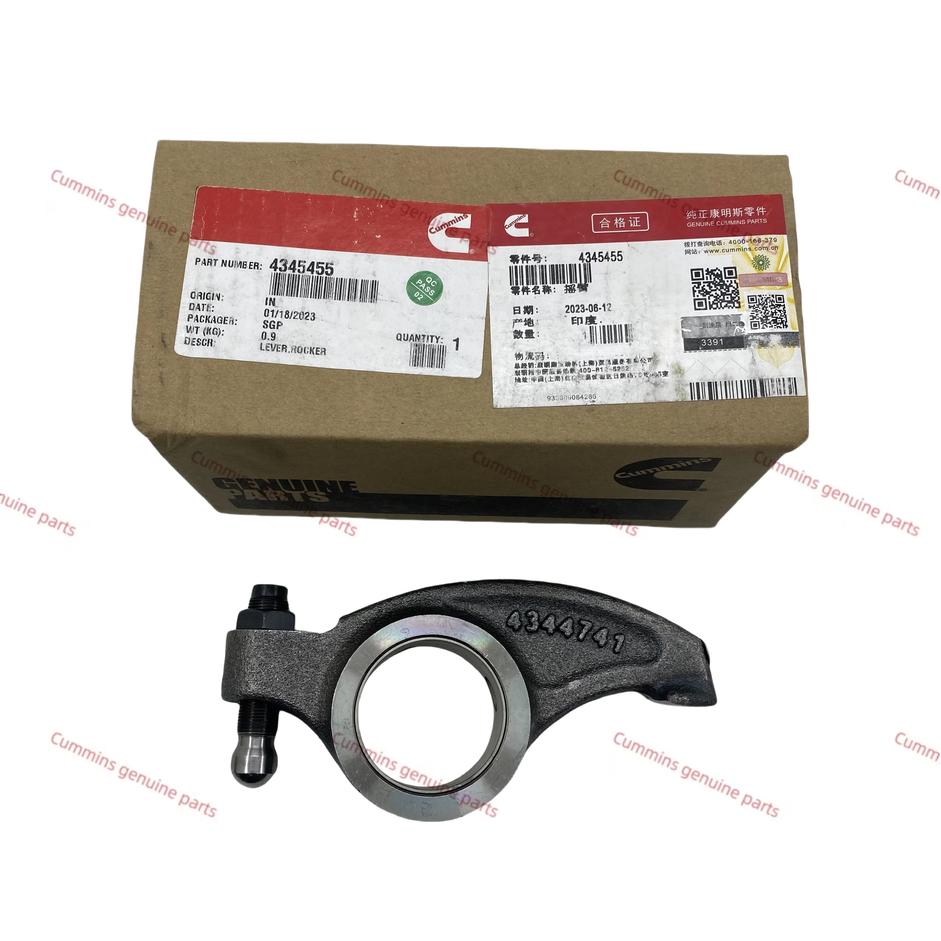 

Orignal Cummins Parts 4345455 Engine Parts for Cummins QSK23 6240-41-5040 SAA6D170E-3 4345455 4095968 Rocker Lever