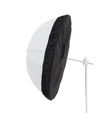 Godox UB-165W 65in 165cm Parabolische Zwart-Witte Reflecterende Paraplu Studio Lichtparaplu met Zwart-Zilveren Diffusorhoesdoek