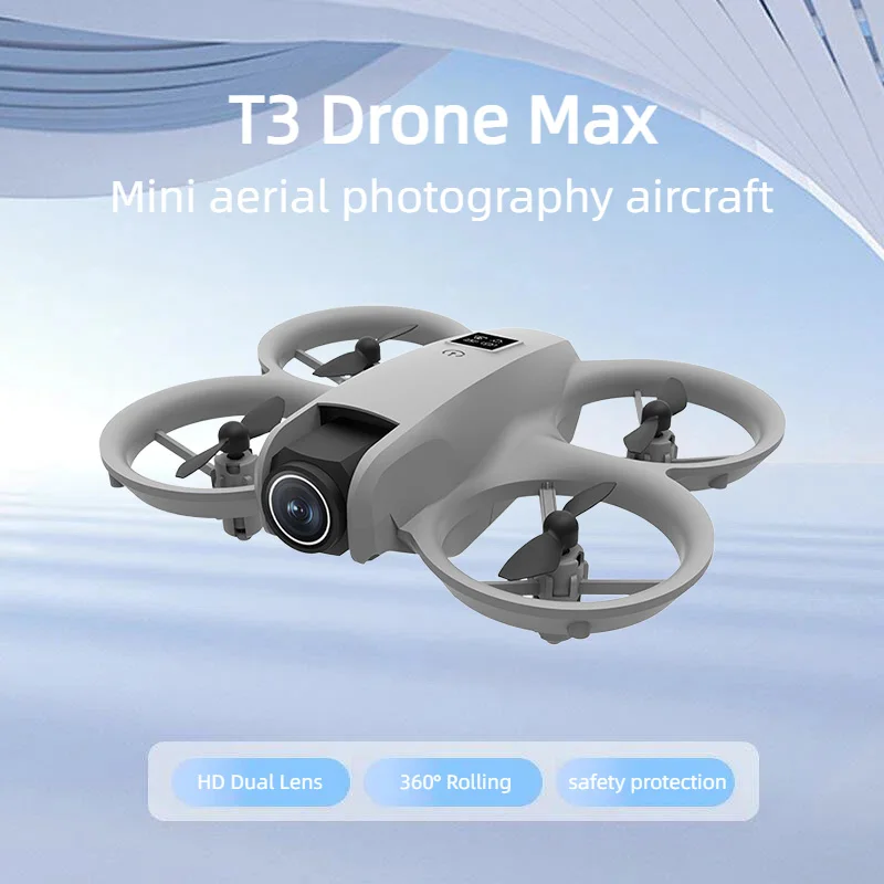 

T3 Drone Dual HD Camera Quadcopter Professional Remote Control UAV Aerial Photography Drone Toy Gift