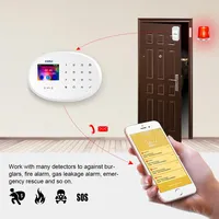 KERUI W202 Alarm System For Home WiFi GSM Alarm Burglar Security 433MHz Wireless Motion Detector Sensor Tuya Smart House Siren