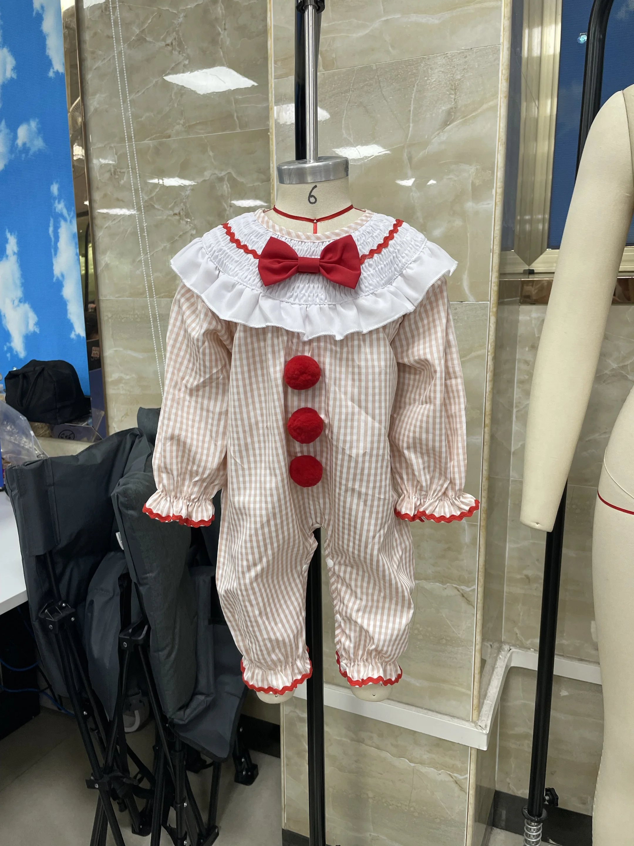 

Осенняя одежда для малышей, клетчатый комбинезон для девочек, модный рождественский комбинезон с длинными рукавами, одежда для новорожденных