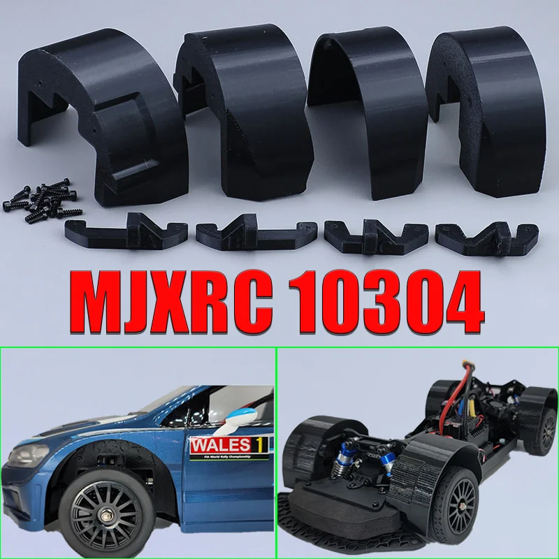 10304 Simulation Front&rear Fenders Suit for 1/10 MJXRC 10304 Remote Control Car Off-road High Speed RC Cars Truck