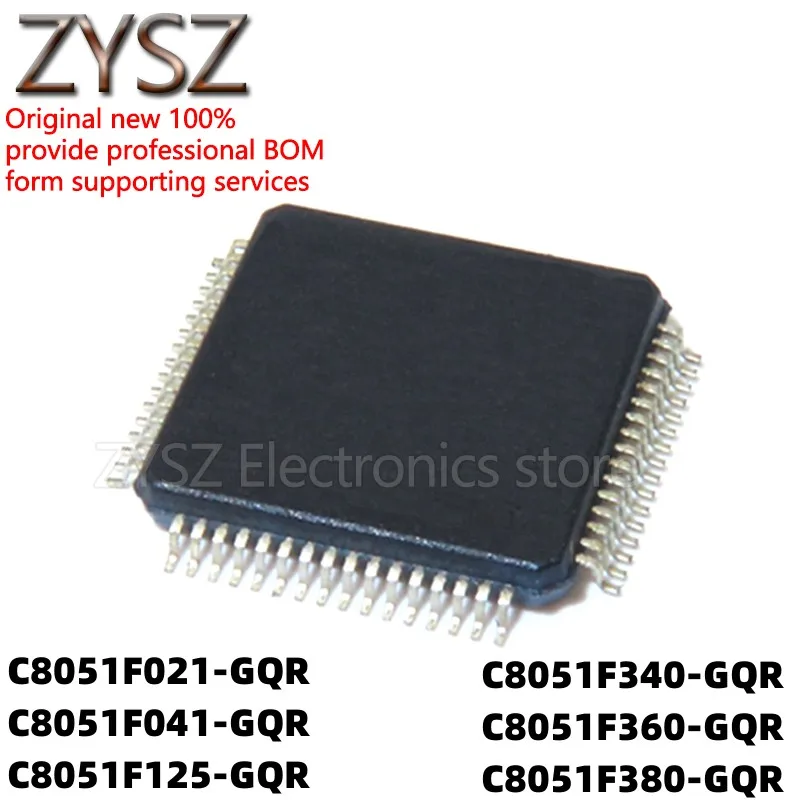 

5PCS C8051F340 F360 F380-GQR QFP48//C8051F021 F041 F125-GQR QFP64