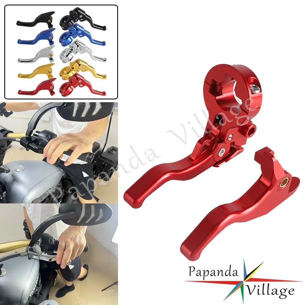 For Harley Standard FXST Sport Glide FLSB Low Rider Heritage Classic Fat Boy Motorcycle Brake Clutch Lever Handlebar Accessories