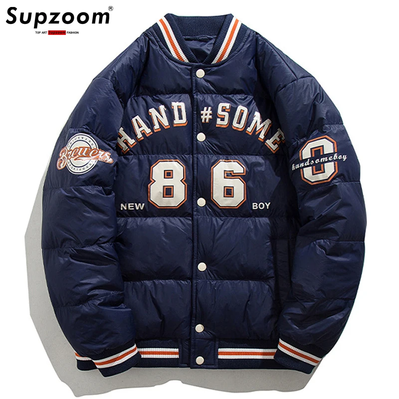 Supzoom New Arrival Children\'s Clothing Boys\' Baseball Autumn And Winter Large Letters Printed Cotton Padded Coat Casual Jackets