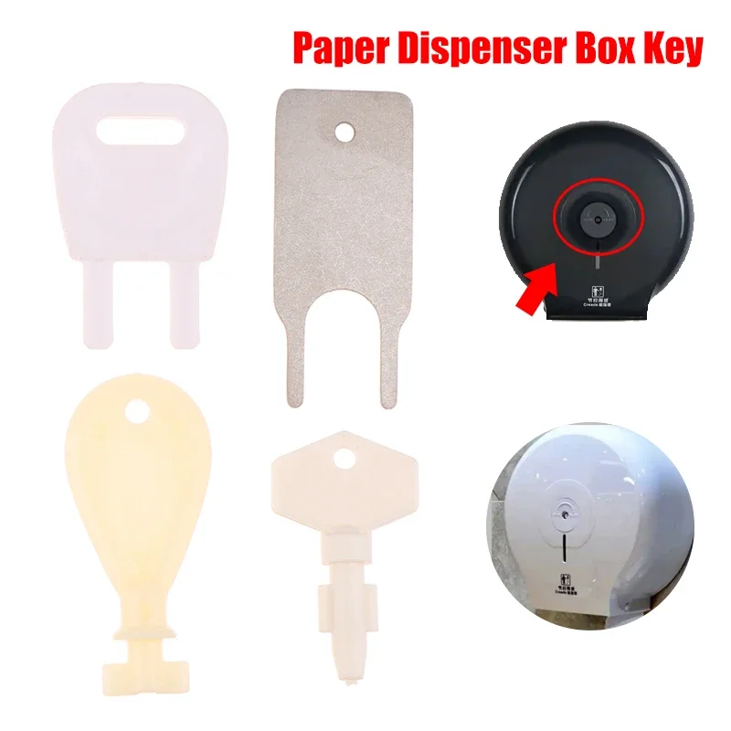 Boîte distributeur de papier toilette Regina, 1 pièce, serrure en plastique prédire, outils principaux, pièce de rechange, accessoires pour hôtel, maison