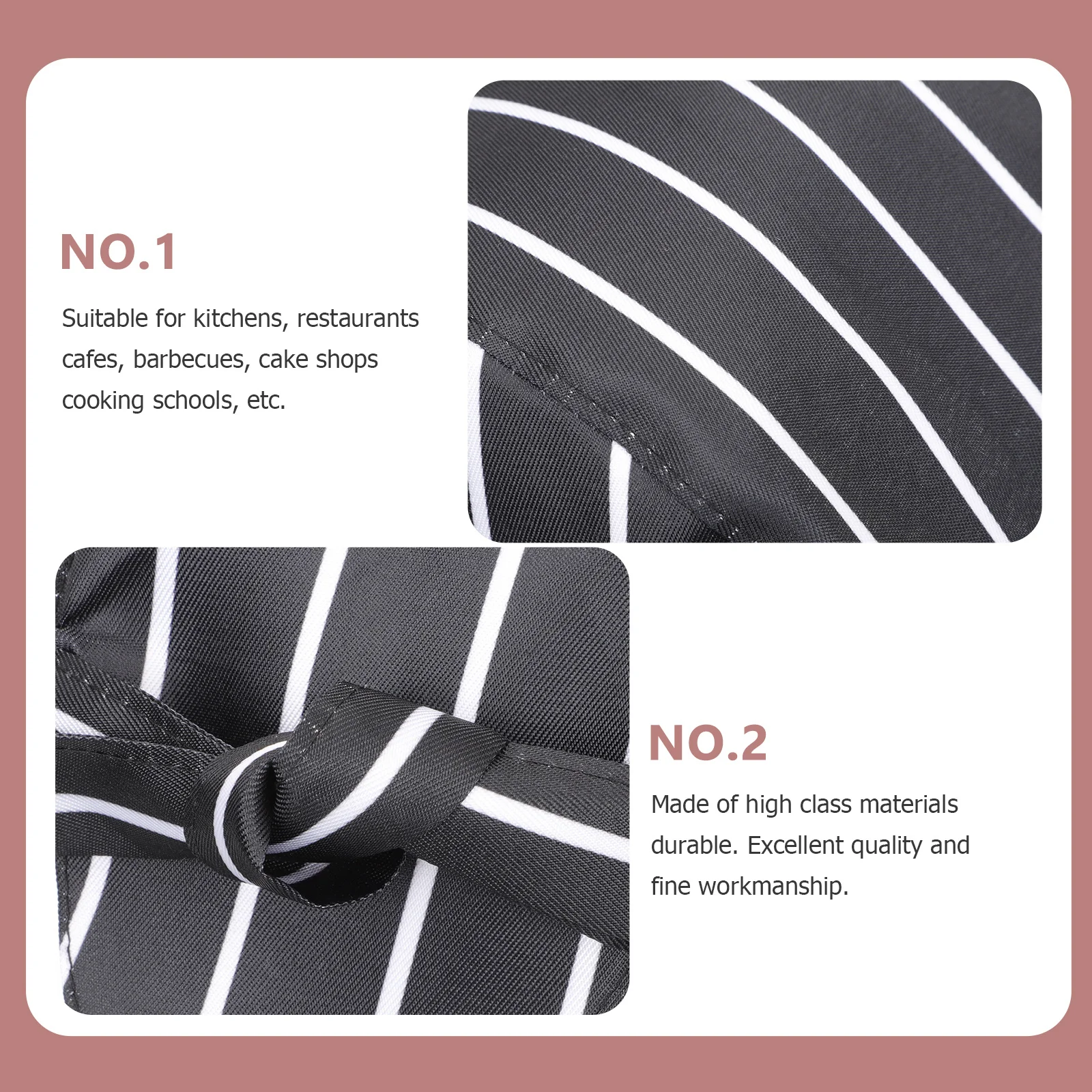 2 Stück atmungsaktive Kochmützen, Unisex, schwarz, weiß, Baumwolle, für Küche, Kochen, Catering, Restaurant, Kochmützen, Küchenbedarf