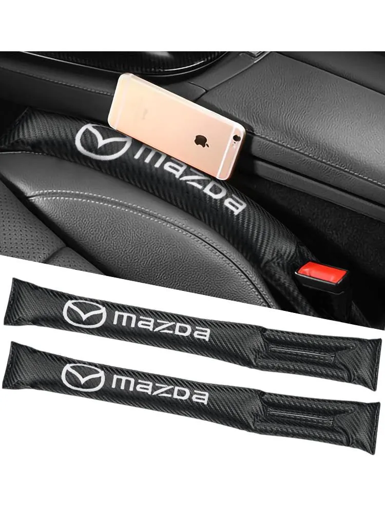 Coussinets de remplissage pour espace de siège Mazda – Cuir PU, accessoires de style de voiture anti-fuite pour 2, 3, 5, 6, CX-5, CX-9, CX-7, CX-4, CX-3, CX-30