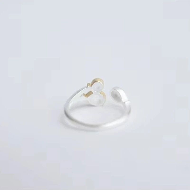 925 Sterling Silver Open Fish Rings For Women Personalized Girl Sterling-silver-jewelry