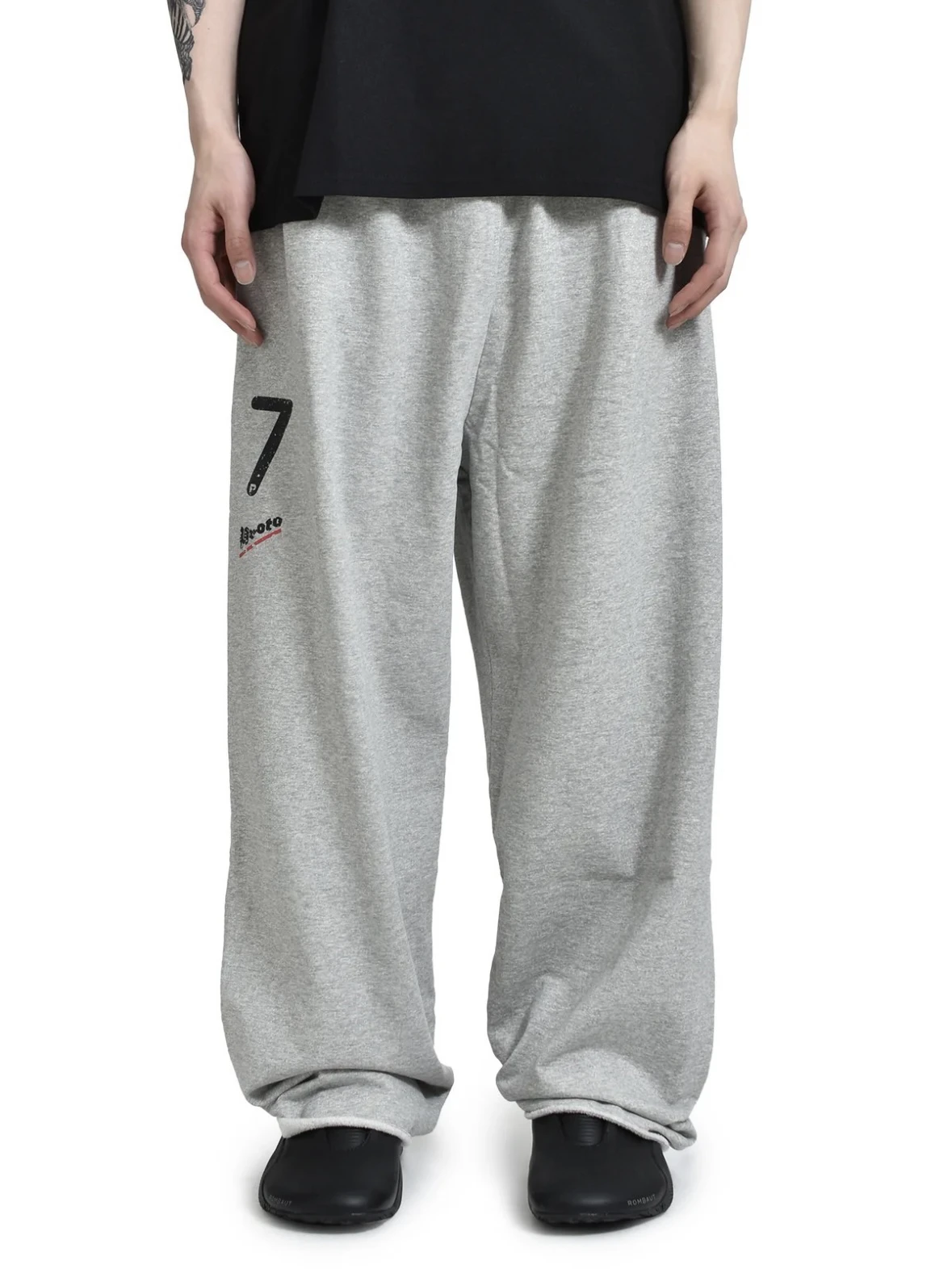 

ey Printed Pure Cotton Dstring Heavyweight Commuter Casual Sweatpants Loose Fit Youthful Sle Autumn Season Men's Trousers