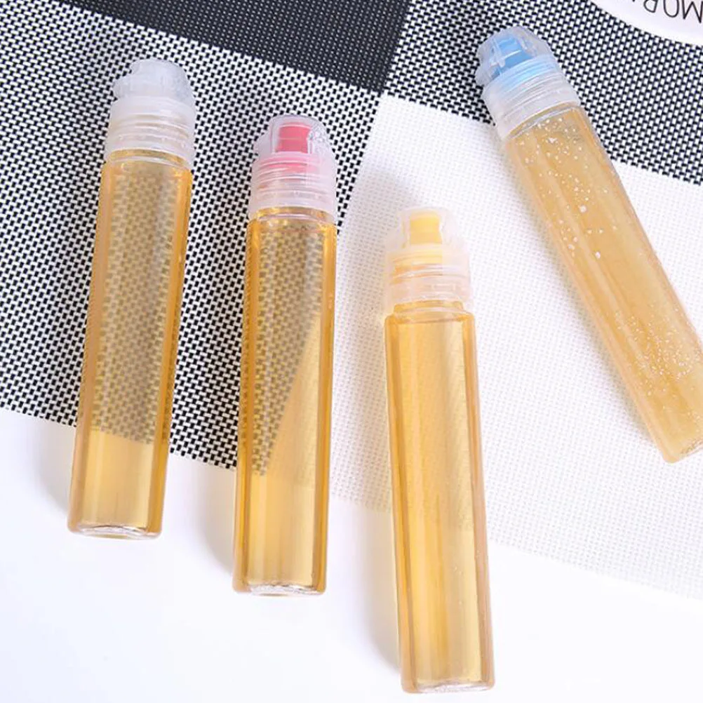 

4Pcs Honey Dispensing Bottle PVC Sealed Moisture-Proof Sauce Container Travel Bottle Ketchup Container