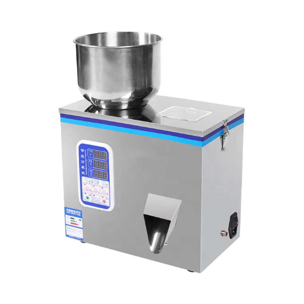 Semi-Automatic Electric Powder Weighing Filling Machine For Food High Productivity Easy Operate PET Motor 1 Year