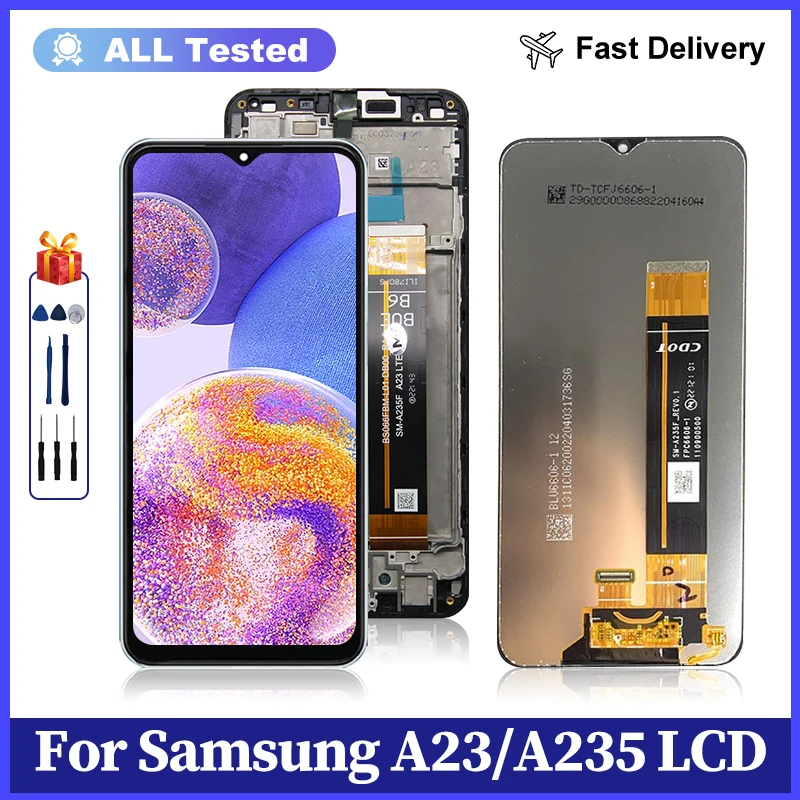 LCD SM-A235F/DS For Samsung Galaxy A23 Display Touch Screen Digitizer Assembly For Samsung A235 SM-A235F LCD Replacement