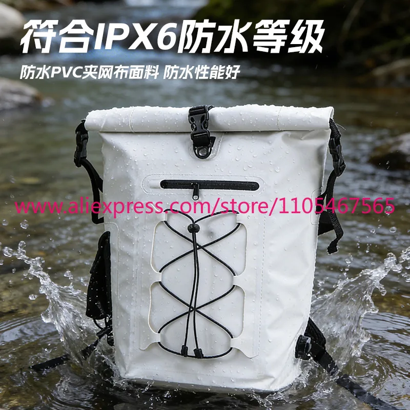 1pcs 500DPVC waterproof backpack, special for river rafting swimming, large-capacity storage, unisex